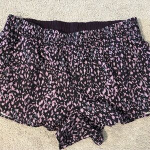 Women’s plus size XXXL Avia Deep Purple Activewear Shorts, shorts underneath